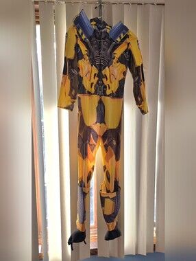 Transformers Bumblebee Costume Kids Padded Muscle Suit Hasbro Halloween